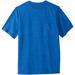 Men's Big & Tall Shrink-Less™ Lightweight Pocket Crewneck T-Shirt by KingSize in Royal Blue Heather (Size 2XL)