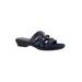 Wide Width Women's Torrid Sandals by Easy Street® in Navy (Size 8 1/2 W)