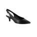 Wide Width Women's Faye Pumps by Easy Street® in Black (Size 7 1/2 W)