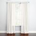 Wide Width BH Studio Sheer Voile Tab-Top Panel by BH Studio in Eggshell (Size 60" W 63" L) Window Curtain