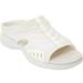 Wide Width Women's The Tracie Slip On Mule by Easy Spirit in Bright White (Size 12 W)