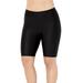 Plus Size Women's Chlorine Resistant Long Bike Short Swim Bottom by Swimsuits For All in Black (Size 10)