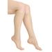 Plus Size Women's 3-Pack Sheer Knee-High Socks by Comfort Choice in Nude (Size 2X) Tights