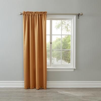 Wide Width BH Studio Room-Darkening Rod-Pocket Panel by BH Studio in Gold (Size 54
