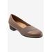 Wide Width Women's Melinda Slip-On by Trotters in Taupe (Size 12 W)