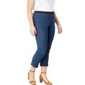 Plus Size Women's Stretch Denim Crop Jeggings by Jessica London in Medium Stonewash (Size 12 W) Jeans Legging