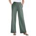 Plus Size Women's 7-Day Knit Wide-Leg Pant by Woman Within in Pine (Size 6X)