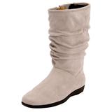 Extra Wide Width Women's The Aneela Wide Calf Boot by Comfortview in Oyster Pearl (Size 11 WW)