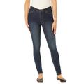 Plus Size Women's Comfort Curve Slim-Leg Jean by Woman Within in Dark Sanded Wash (Size 28 WP)