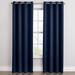 Wide Width BH Studio Room-Darkening Grommet Panel by BH Studio in Sapphire (Size 54" W 72" L) Window Curtain