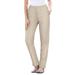 Plus Size Women's Straight Leg Fineline Jean by Woman Within in Natural Khaki (Size 28 WP)