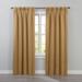 Wide Width BH Studio Room-Darkening Pinch Pleat Panel by BH Studio in Gold (Size 35" W 72" L) Window Curtain