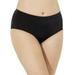 Plus Size Women's Chlorine Resistant Full Coverage Brief by Swimsuits For All in Black (Size 8)