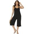 Plus Size Women's Eloise Overall Jumpsuit by Swimsuits For All in Black (Size 6/8)