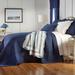 Florence Oversized Bedspread by BrylaneHome in Navy (Size FULL)