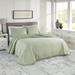 Woven Jacquard Bedspread Set by Sky Home in Sage (Size KING)