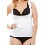 Plus Size Women's Power Shaper Firm Control Wear-Your-Own-Bra Shaper Tank by Secret Solutions in White (Size 4X) Body Shaper