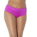 Plus Size Women's Mid-Rise Full Coverage Swim Brief by Swimsuits For All in Beach Rose (Size 16)