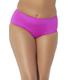 Plus Size Women's Mid-Rise Full Coverage Swim Brief by Swimsuits For All in Beach Rose (Size 16)