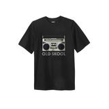 Men's Big & Tall Nostalgia Graphic Tee by KingSize in Boom Box (Size 3XL)