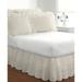 Fresh Idea Ruffled Eyelet 2-Pack Pillow Shams by Levinsohn Textiles in Ivory (Size KING)