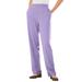 Plus Size Women's 7-Day Knit Straight Leg Pant by Woman Within in Soft Iris (Size 5X)