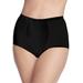 Plus Size Women's Brief 2-Pack Power Mesh Tummy Control by Secret Solutions in Black (Size 1X) Underwear