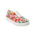 Women's The Maisy Sneaker by Comfortview in Gardenia Floral (Size 9 1/2 M)
