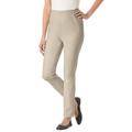 Plus Size Women's Fineline Denim Jegging by Woman Within in Natural Khaki (Size 16 T)