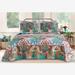 Nirvana Quilt Set by Greenland Home Fashions in Teal (Size KING)