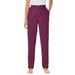 Plus Size Women's 7-Day Straight-Leg Jean by Woman Within in Deep Claret (Size 42 T) Pant