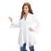 Plus Size Women's Embroidered Fit-and-Flare Tunic by Roaman's in White (Size 28 W) Long Shirt Blouse