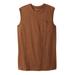 Men's Big & Tall Boulder Creek® Heavyweight Pocket Muscle Tee by Boulder Creek in Heather Boulder Brown (Size L) Shirt