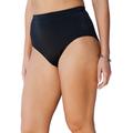 Plus Size Women's Classic Swim Brief with Tummy Control by Swim 365 in Black (Size 26) Swimsuit Bottoms