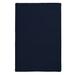 Simple Home Solid Rug by Colonial Mills in Navy (Size 6'W X 9'L)