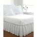 Fresh Ideas Ruffled 2-Pack Poplin Pillow Sham Set by Levinsohn Textiles in White (Size STANDARD)
