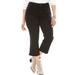 Plus Size Women's Capri Stretch Jean by Woman Within in Black Denim (Size 44 WP)