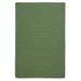 Simple Home Solid Rug by Colonial Mills in Moss Green (Size 3'W X 3'L)