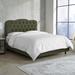 Velvet Tufted Bed by Skyline Furniture in Velvet Loden (Size KING)