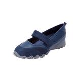 Extra Wide Width Women's CV Sport Basil Sneaker by Comfortview in Navy (Size 12 WW)