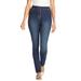 Plus Size Women's Stretch Slim Jean by Woman Within in Midnight Sanded (Size 22 T)