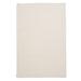 Simple Home Solid Rug by Colonial Mills in White (Size 5'W X 7'L)