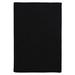 Simple Home Solid Rug by Colonial Mills in Black (Size 2'W X 11'L)