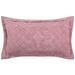 Ashton Collection Tufted Chenille Sham by Better Trends in Pink (Size EURO)