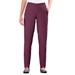 Plus Size Women's Straight Leg Fineline Jean by Woman Within in Deep Claret (Size 28 WP)