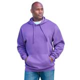 Men's Big & Tall Fleece Pullover Hoodie by KingSize in Vintage Purple (Size 2XL)