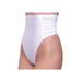 Plus Size Women's High Waist Thong Shaper by Rago in White (Size XL)