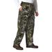 Men's Big & Tall Thermal-Lined Cargo Pants by KingSize in Woods Camo (Size XL)