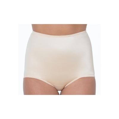 Plus Size Women's Light Shaping Tummy Control Panty with Inner Lining by Rago in Beige (Size S)