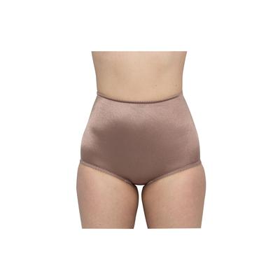 Plus Size Women's 4way Stretch Full Coverage Panty, Light Shaping by Rago in Mocha (Size 5X)